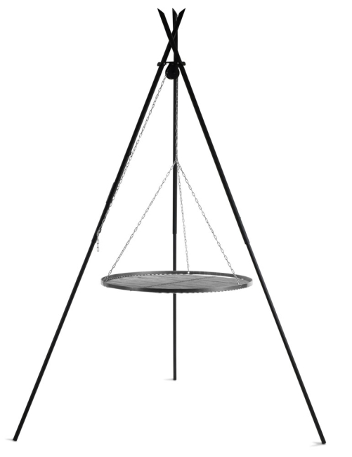 Schwenkgrill „TIPI“ 210 cm - Grillrost aus Rohlstahl Cook King
